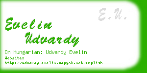 evelin udvardy business card